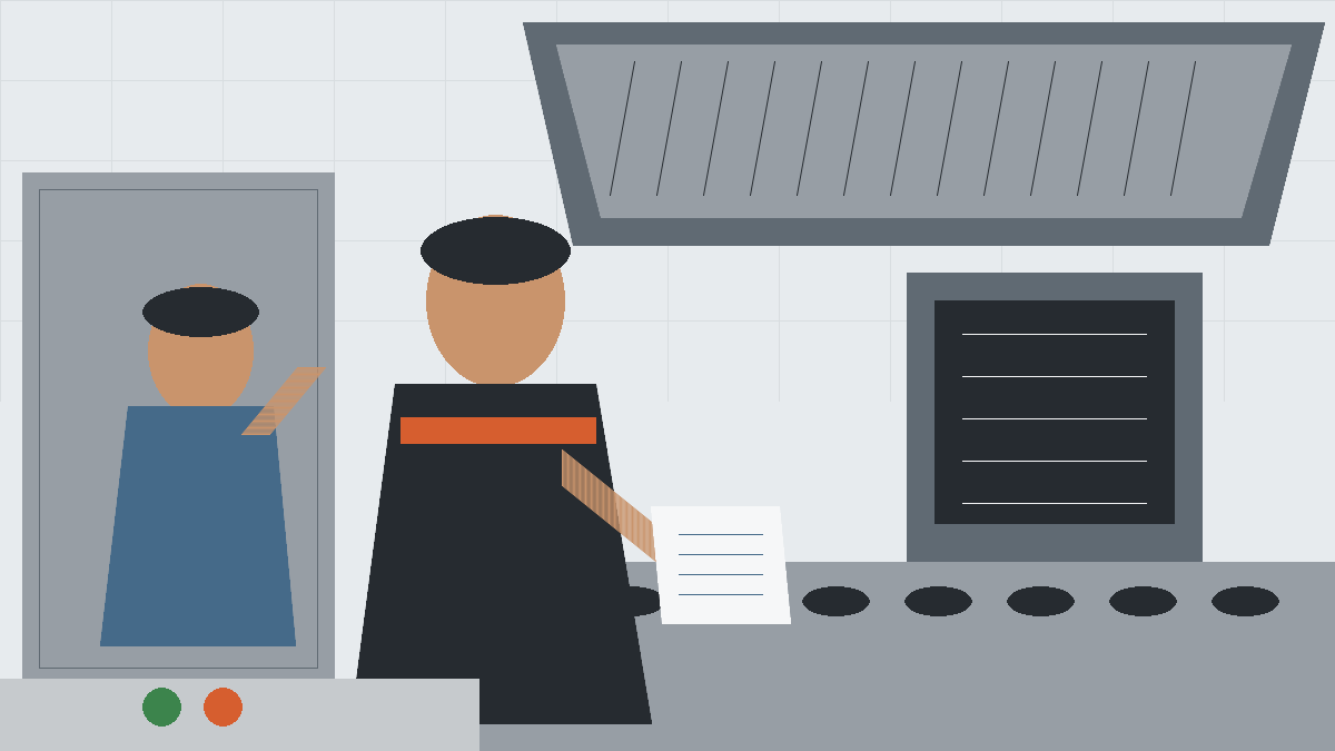 Manutenção preventiva de cozinha industrial com técnicos inspecionando equipamentos